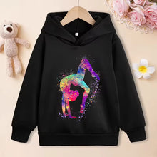 Load image into Gallery viewer, Colorful Gymnast Hoodie

