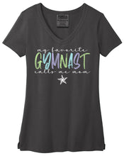 Load image into Gallery viewer, My Favorite Gymnast Calls Me Mom T-shirt or V-neck
