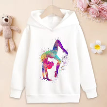 Load image into Gallery viewer, Colorful Gymnast Hoodie

